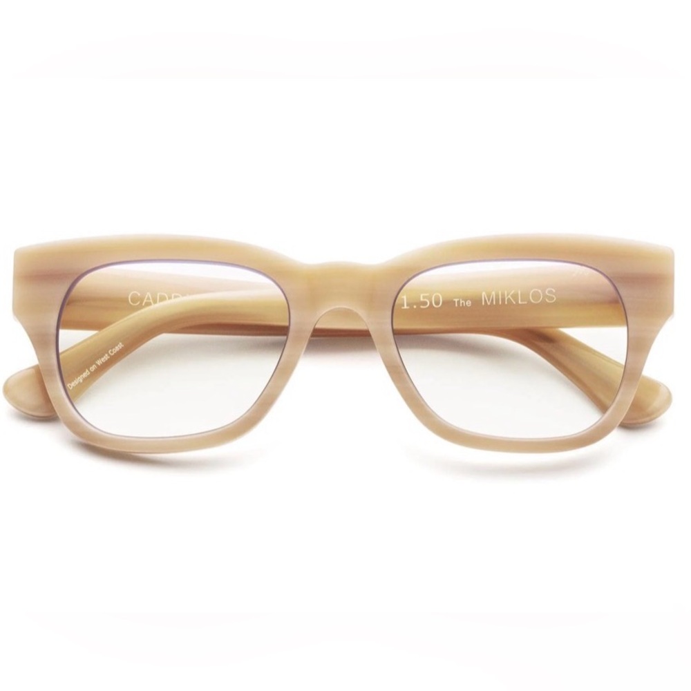 CADDIS The Miklos Polished Bone Reading Glasses 1:00